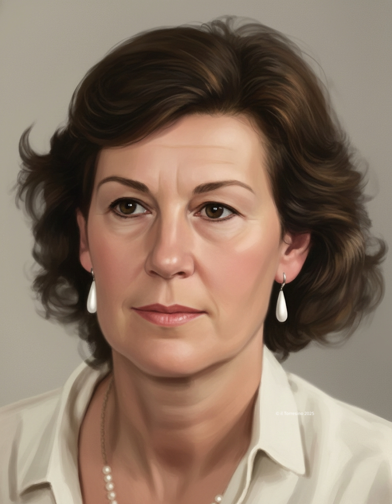 Manuela Angeli in allenamento sulla pista di ghiaccio, 1956