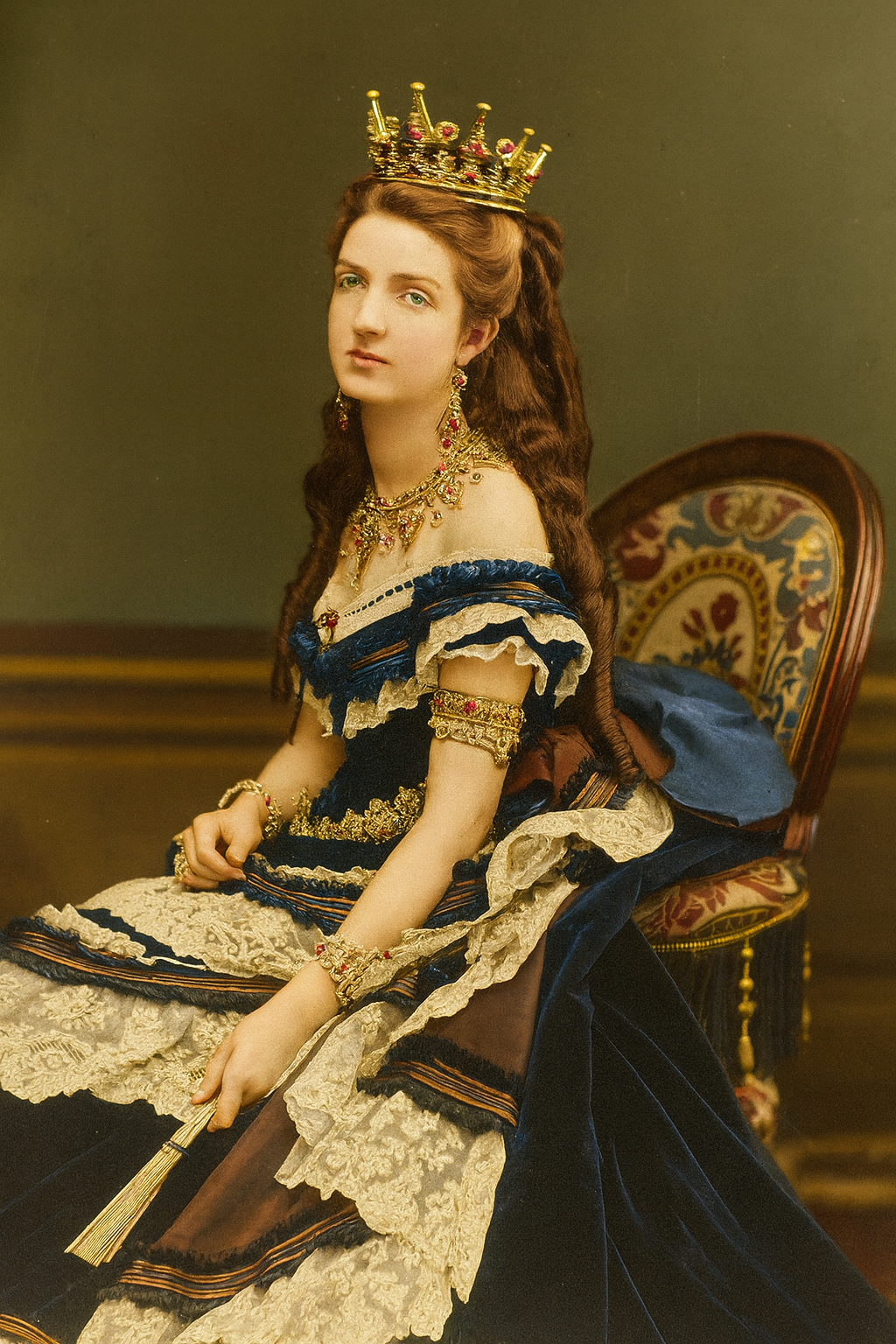 Regina Margherita di Savoia in abiti da montagna o ritratto